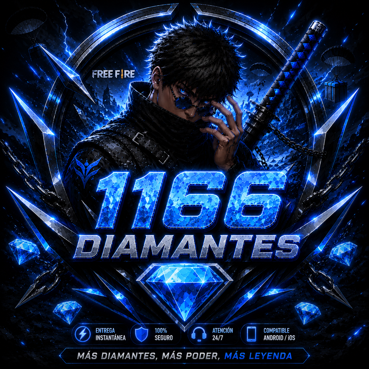💎 1166 DIAMANTES ILIMITADOS