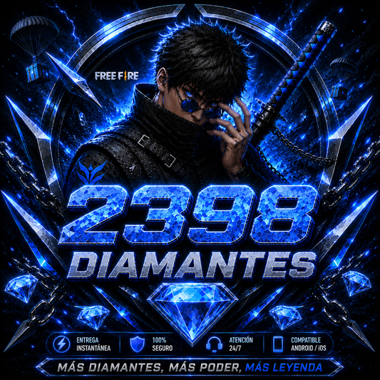 💎 2398 DIAMANTES ILIMITADOS