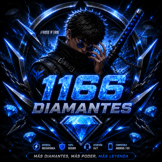 💎 1166 DIAMANTES